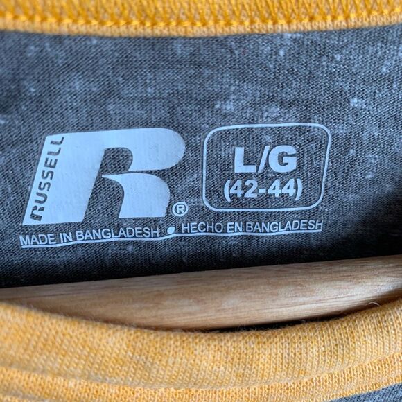 Grambling Tigers Ringer Tee Men’s L HBCU Style Retro Vibes - Picture 5 of 11